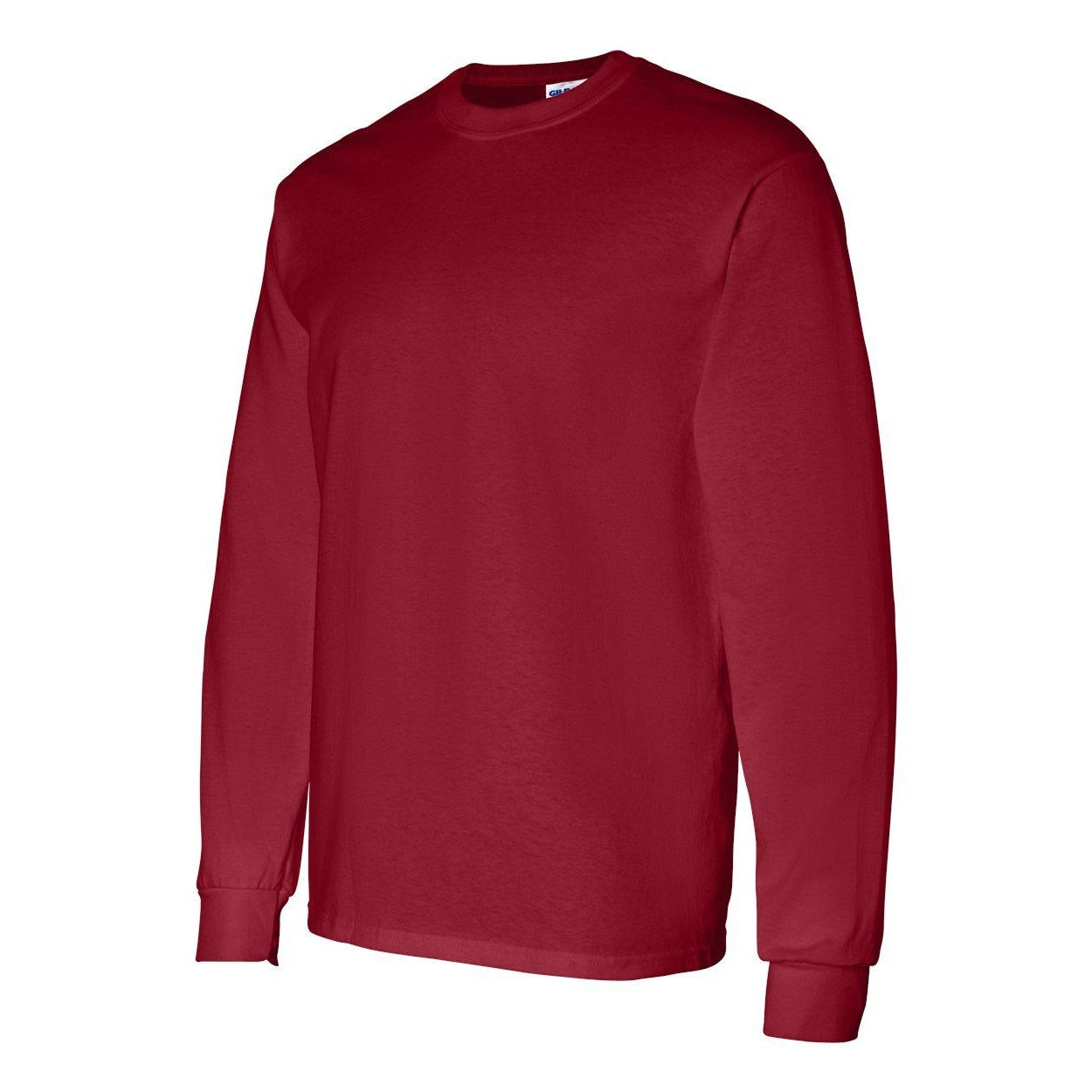 Gold - Side - Gildan Heavy Cotton Long Sleeve T-Shirt