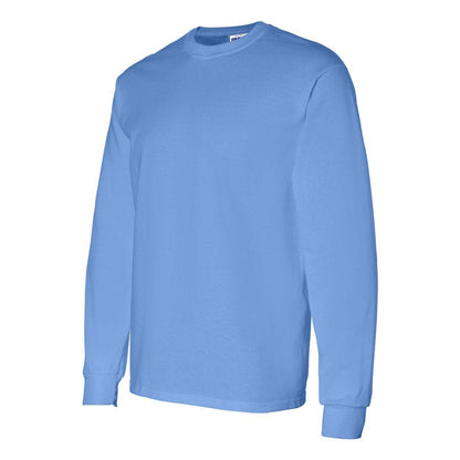 Garnet - Front - Gildan Heavy Cotton Long Sleeve T-Shirt