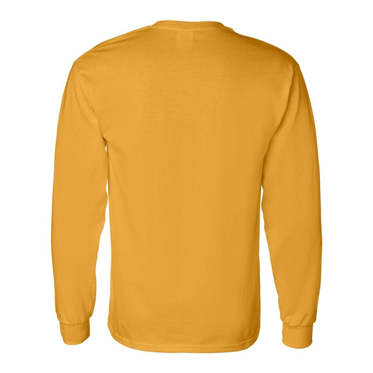 Graphite Heather - Front - Gildan Heavy Cotton Long Sleeve T-Shirt