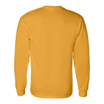 Graphite Heather - Front - Gildan Heavy Cotton Long Sleeve T-Shirt