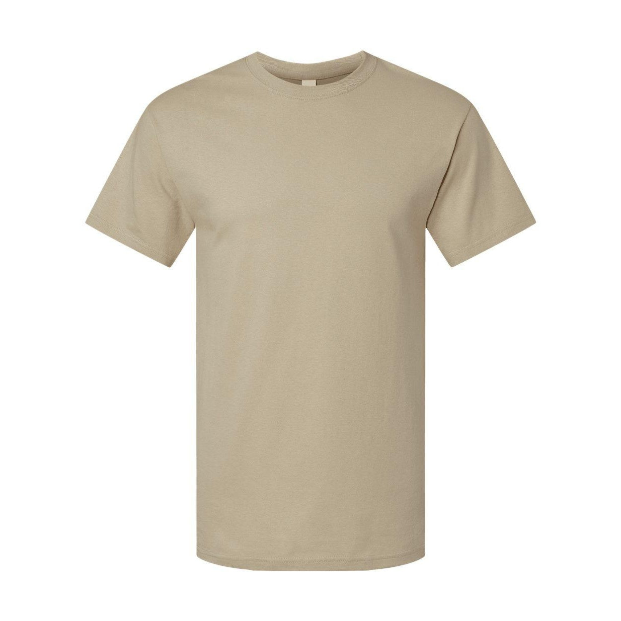 Sand - Front - M&O Gold Soft Touch T-Shirt