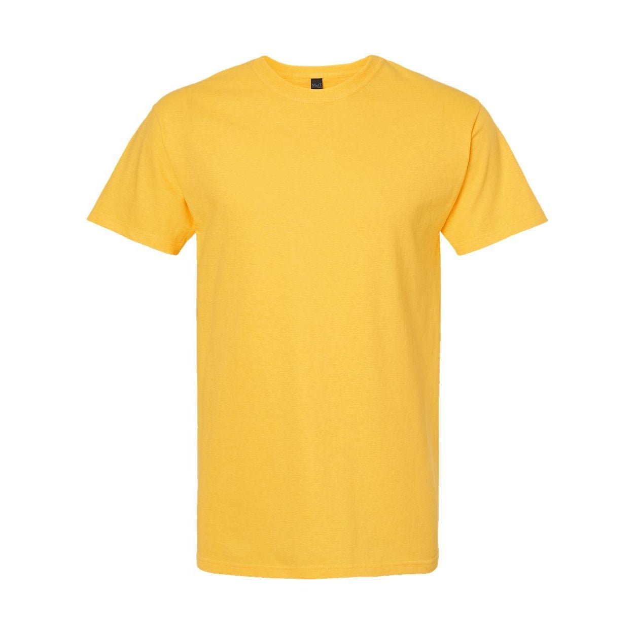 Yellow - Front - M&O Gold Soft Touch T-Shirt