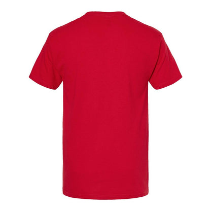 Deep Red - Back - M&O Gold Soft Touch T-Shirt