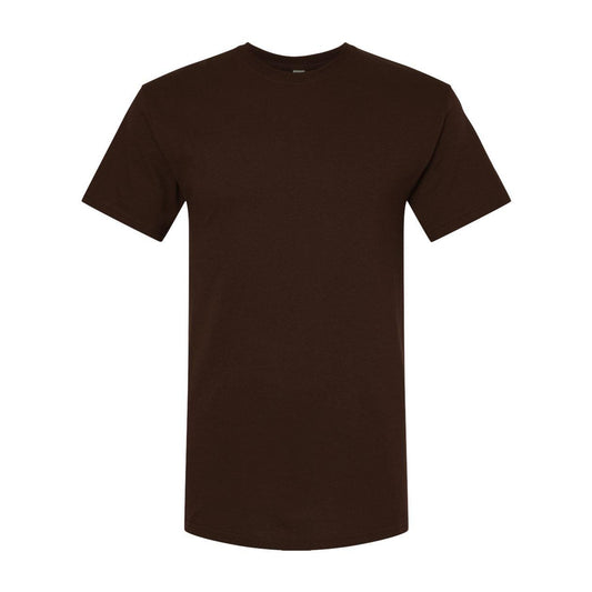 Chocolate - Front - M&O Gold Soft Touch T-Shirt