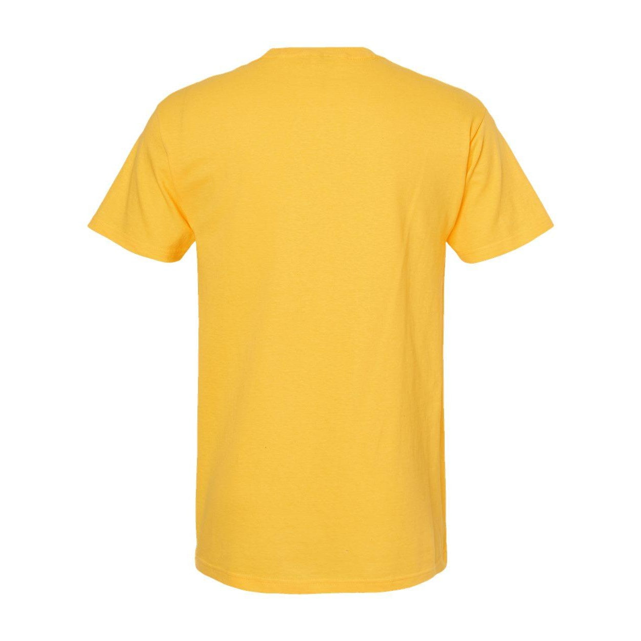 Yellow - Back - M&O Gold Soft Touch T-Shirt
