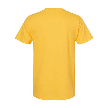 Yellow - Back - M&O Gold Soft Touch T-Shirt