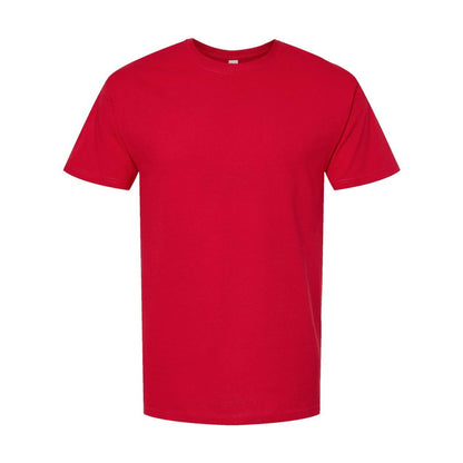 Deep Red - Front - M&O Gold Soft Touch T-Shirt