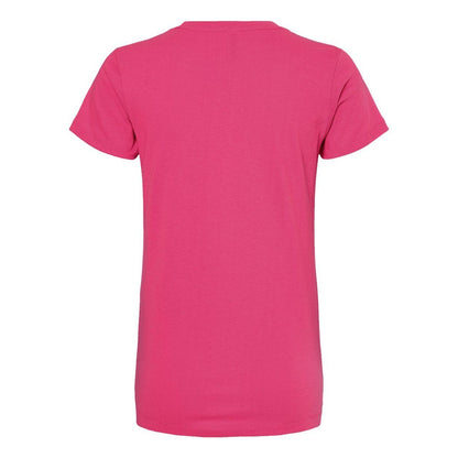 Heliconia - Back - M&O Women's Gold Soft Touch T-Shirt