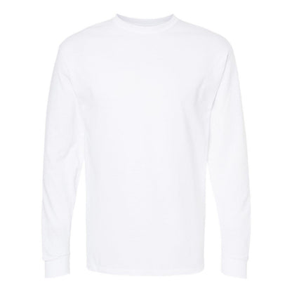 White - Front - M&O Gold Soft Touch Long Sleeve T-Shirt