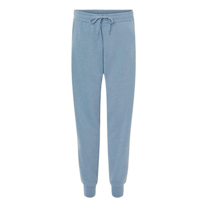 Misty Blue - Front - Independent Trading Co. Women's California Wave Wash Sweatpants