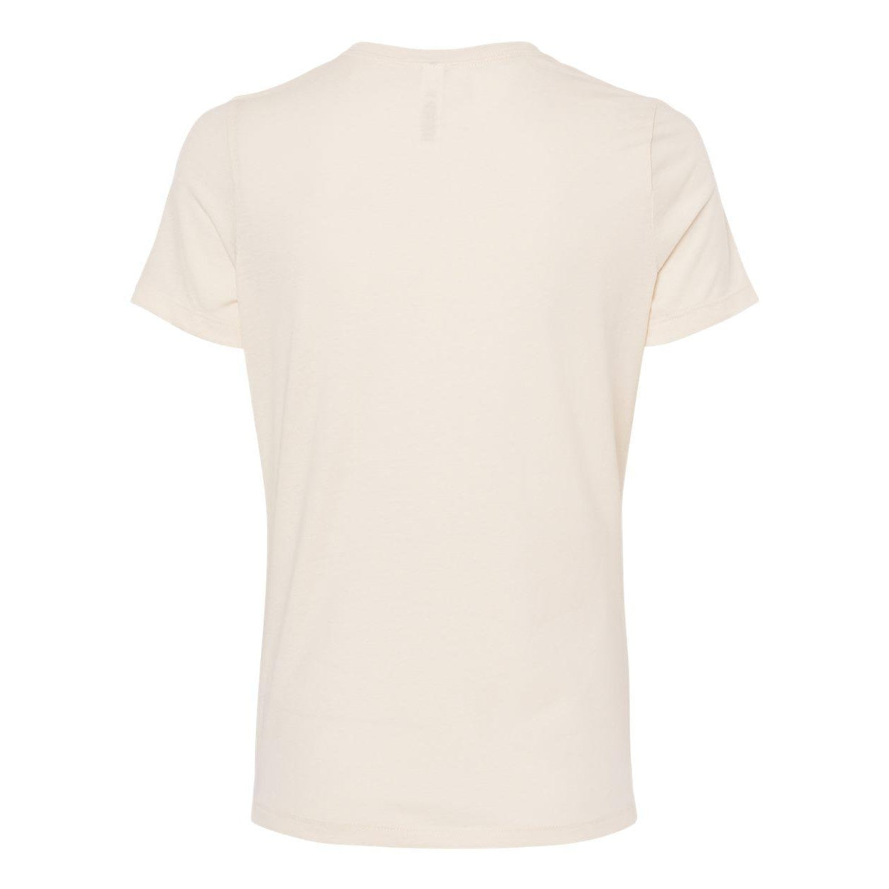 Heather Natural - Back - BELLA + CANVAS Womens Relaxed Fit Heather CVC Tee