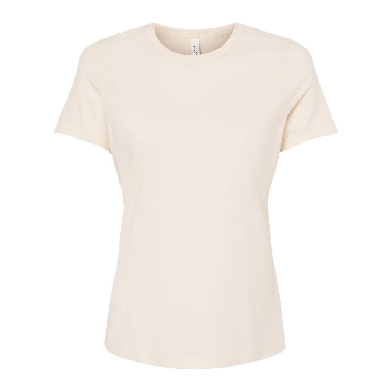 Heather Natural - Front - BELLA + CANVAS Womens Relaxed Fit Heather CVC Tee