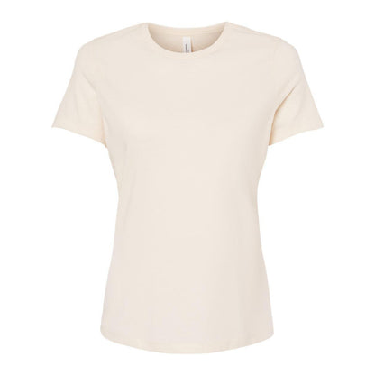 Heather Natural - Front - BELLA + CANVAS Womens Relaxed Fit Heather CVC Tee