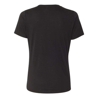 Solid Black Triblend - Back - BELLA + CANVAS Womens Relaxed Fit Triblend Tee