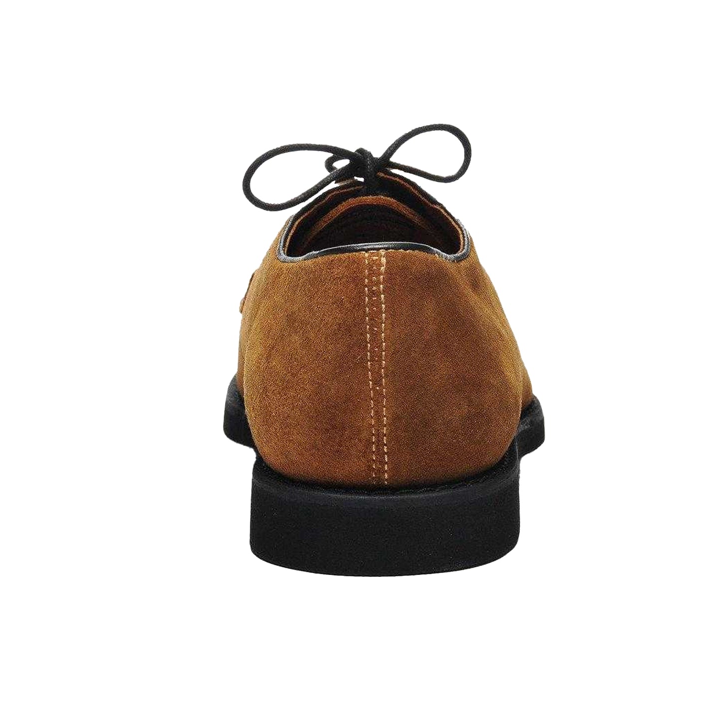 Brown Cognac - Back - Sebago Mens Winthrop Suede Derby Shoes