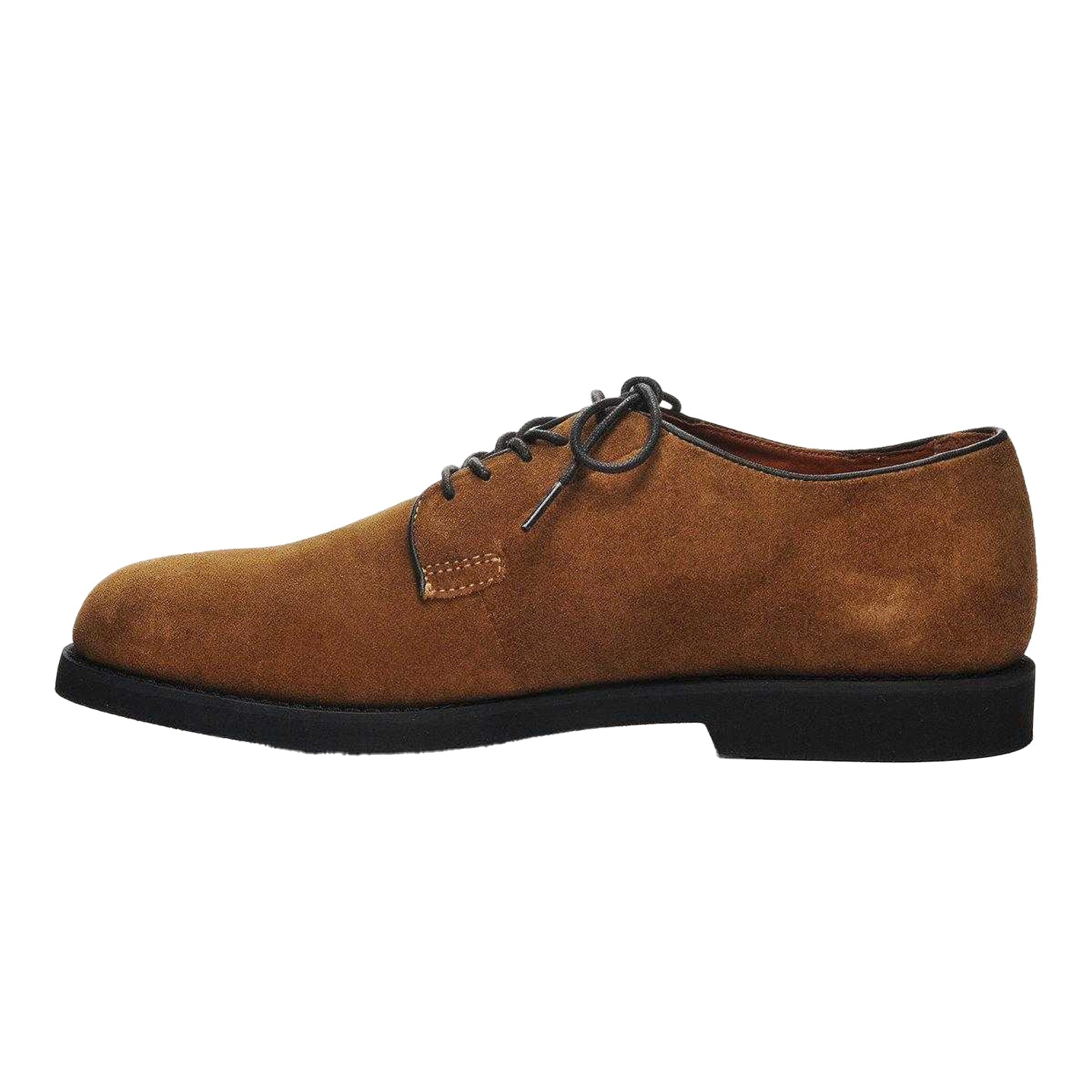 Brown Cognac - Lifestyle - Sebago Mens Winthrop Suede Derby Shoes