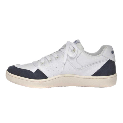 White-Blue - Lifestyle - Sebago Mens Hurricane Full Grain Leather Trainers