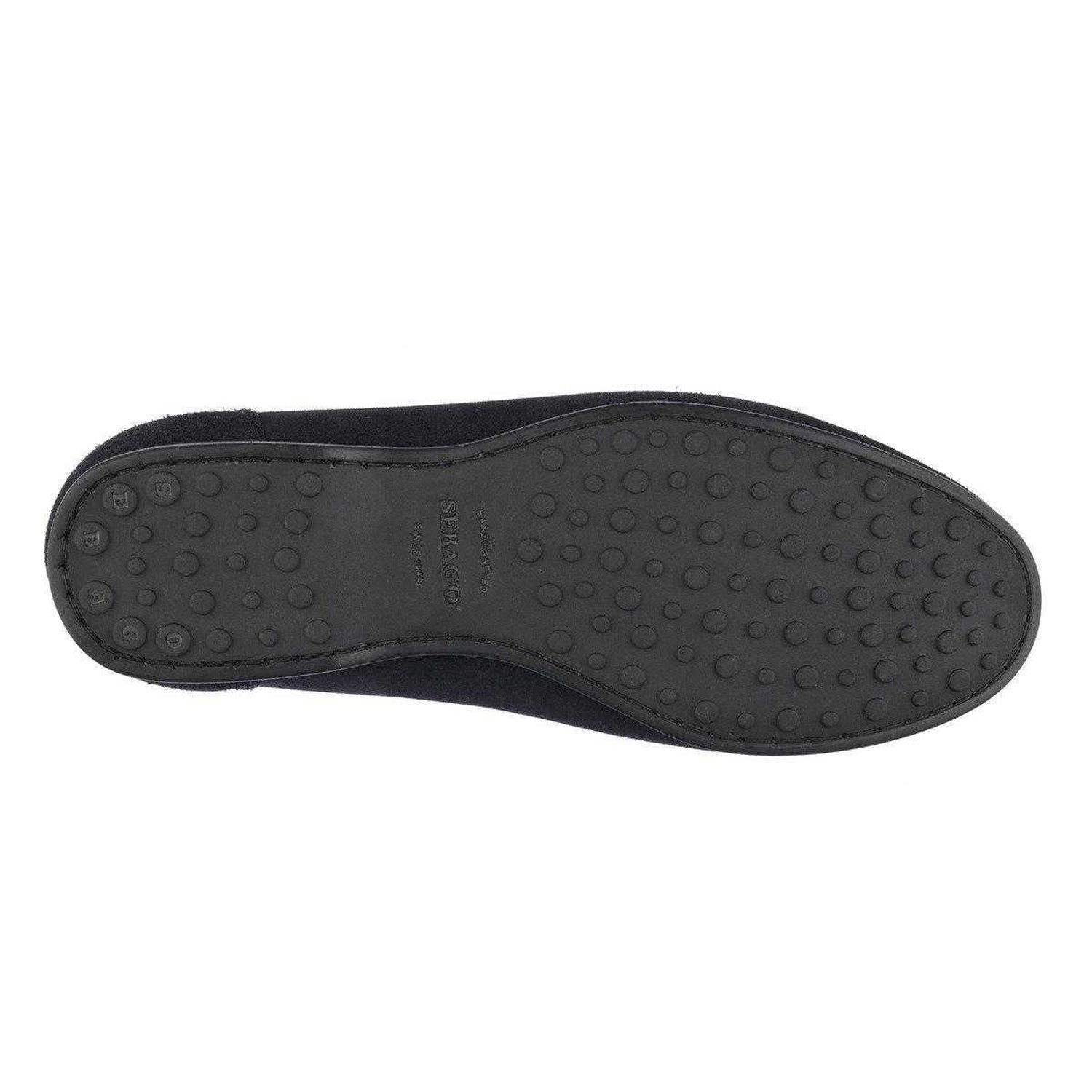 Blue Navy - Side - Sebago Mens Byron Suede Loafers