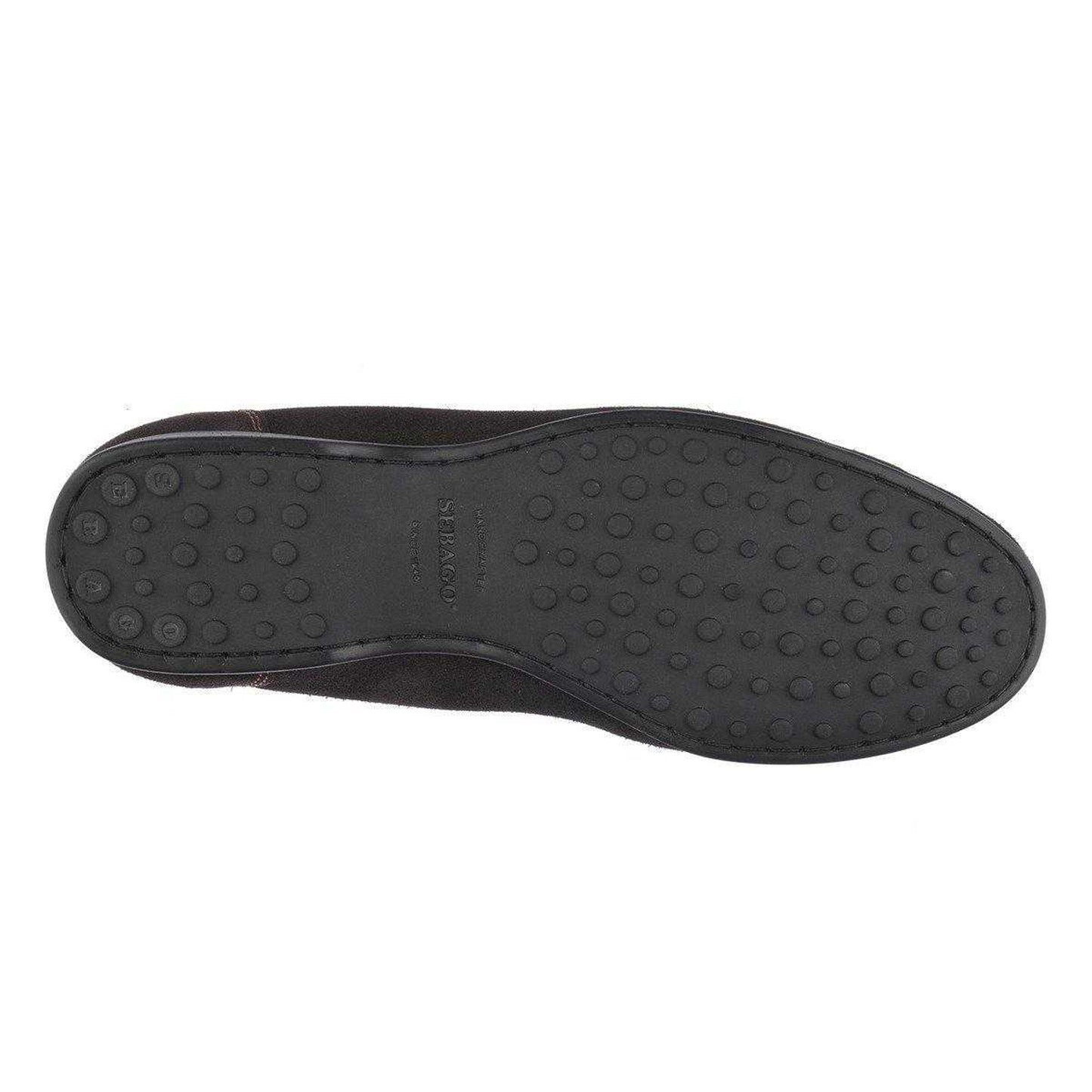 Dark Brown - Side - Sebago Mens Byron Suede Loafers