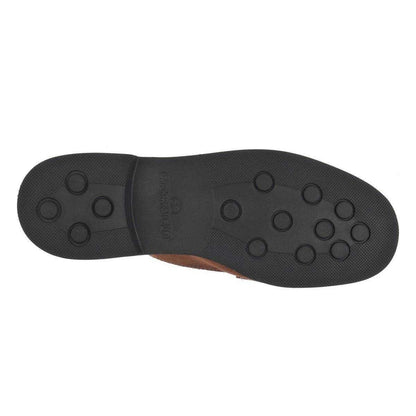 Brown Cognac - Lifestyle - Sebago Womens-Ladies Dan Flesh Out Suede Sandals
