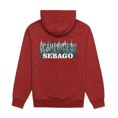 Pompeian Red - Back - Sebago Mens Brunswick Hoodie