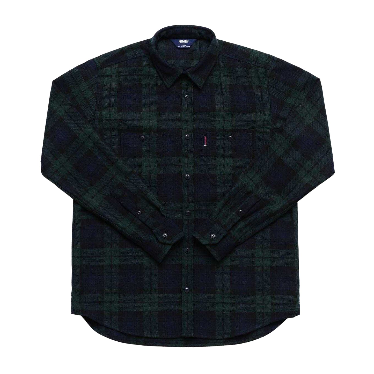 Blackwatch - Front - Sebago Mens Sheetbend Tartan Long-Sleeved Shirt
