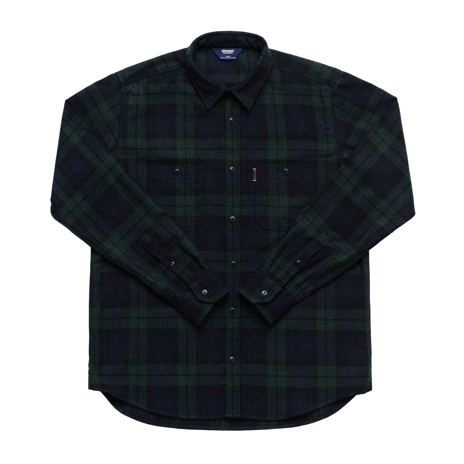 Blackwatch - Front - Sebago Mens Sheetbend Tartan Long-Sleeved Shirt