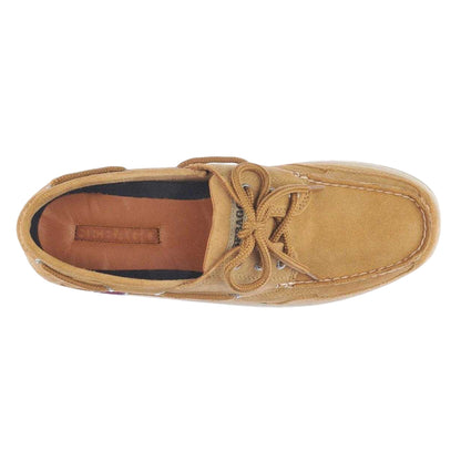 Brown Cognac - Lifestyle - Sebago Mens Scotty Suede Boat Shoes