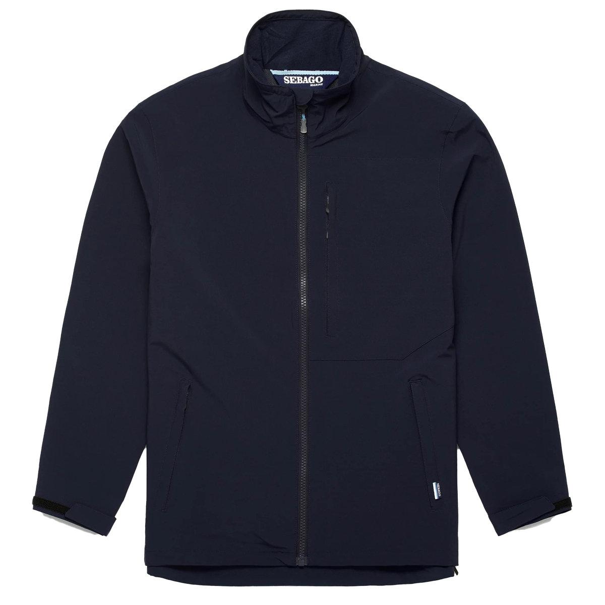 Marine Blue - Front - Sebago Mens Crew Jacket
