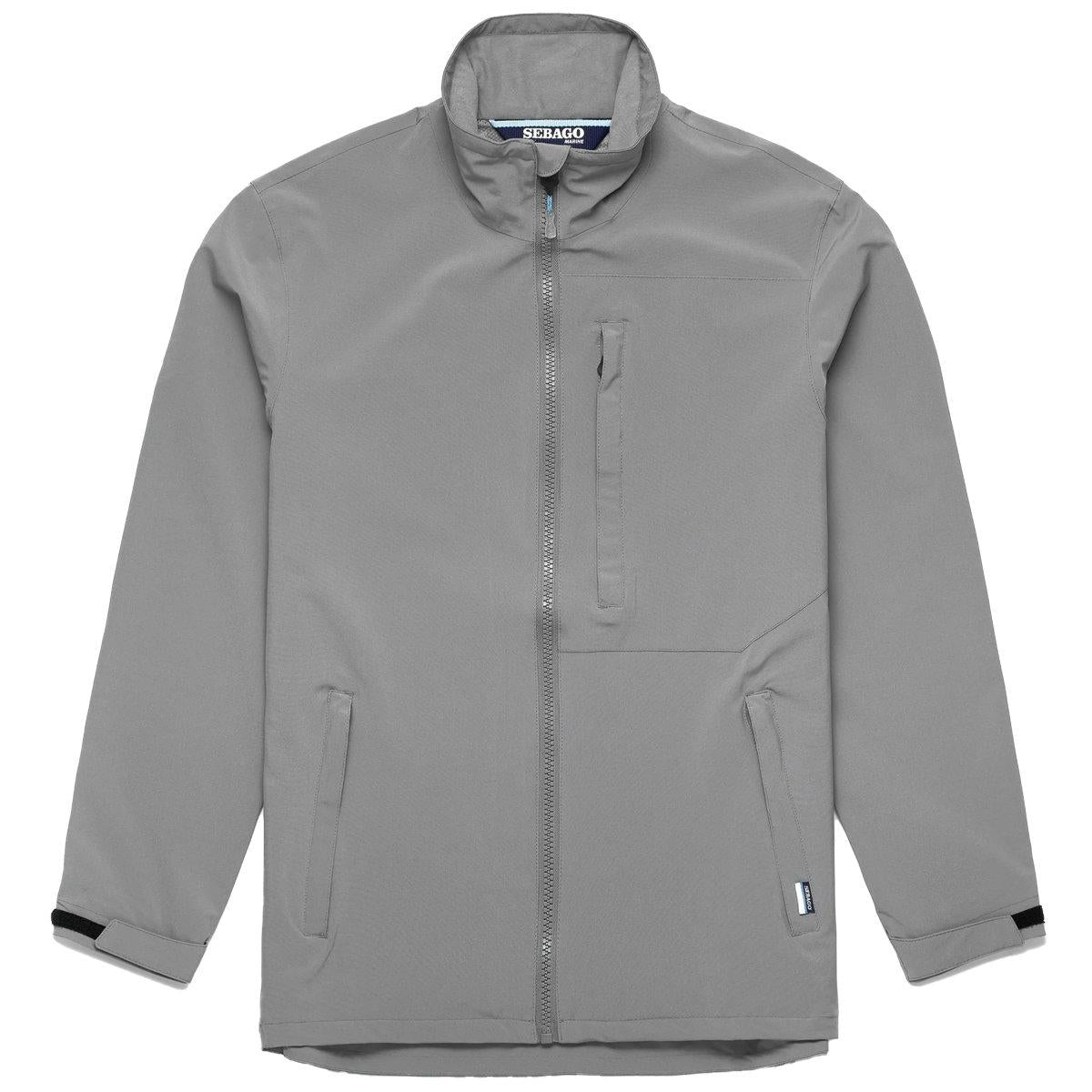 Grey - Front - Sebago Mens Crew Jacket