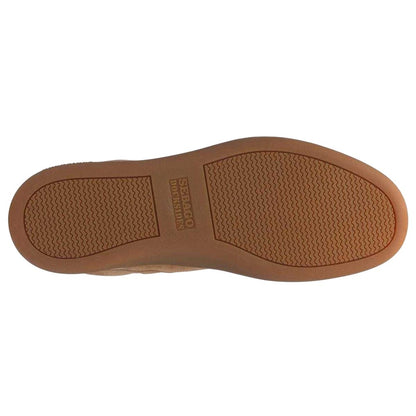 Brown Cognac-Gum - Side - Sebago Mens Hurricane Suede Trainers