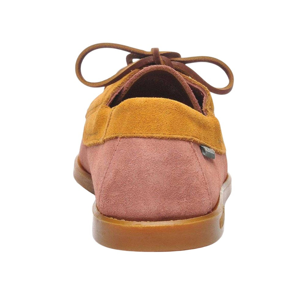 Desert Sand-Yellow Gold-Gum - Back - Sebago Mens Askook Suede Moccasins