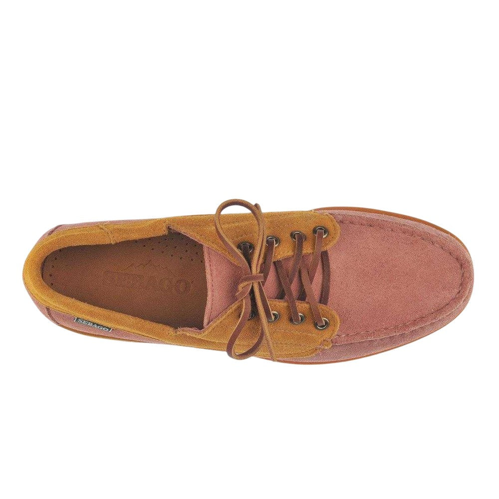 Desert Sand-Yellow Gold-Gum - Pack Shot - Sebago Mens Askook Suede Moccasins