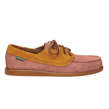 Desert Sand-Yellow Gold-Gum - Front - Sebago Mens Askook Suede Moccasins