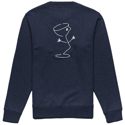Marine Blue - Back - Sebago Mens Ebowknot Kennedy Sweatshirt