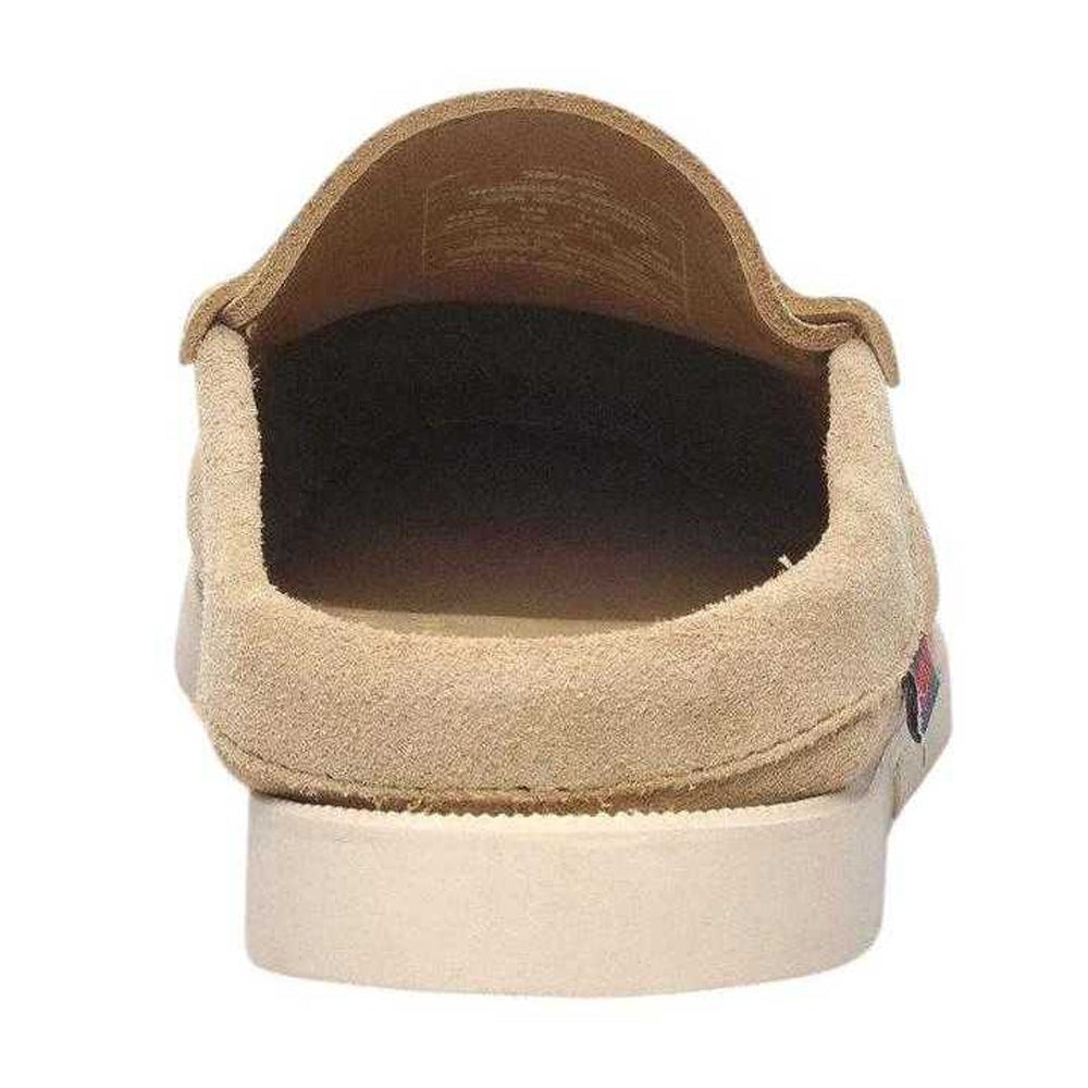 Beige Camel - Back - Sebago Womens-Ladies Omega Suede Loafers