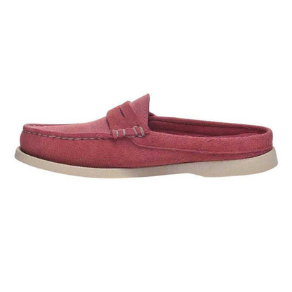 Rose Cupcake - Side - Sebago Womens-Ladies Omega Suede Loafers