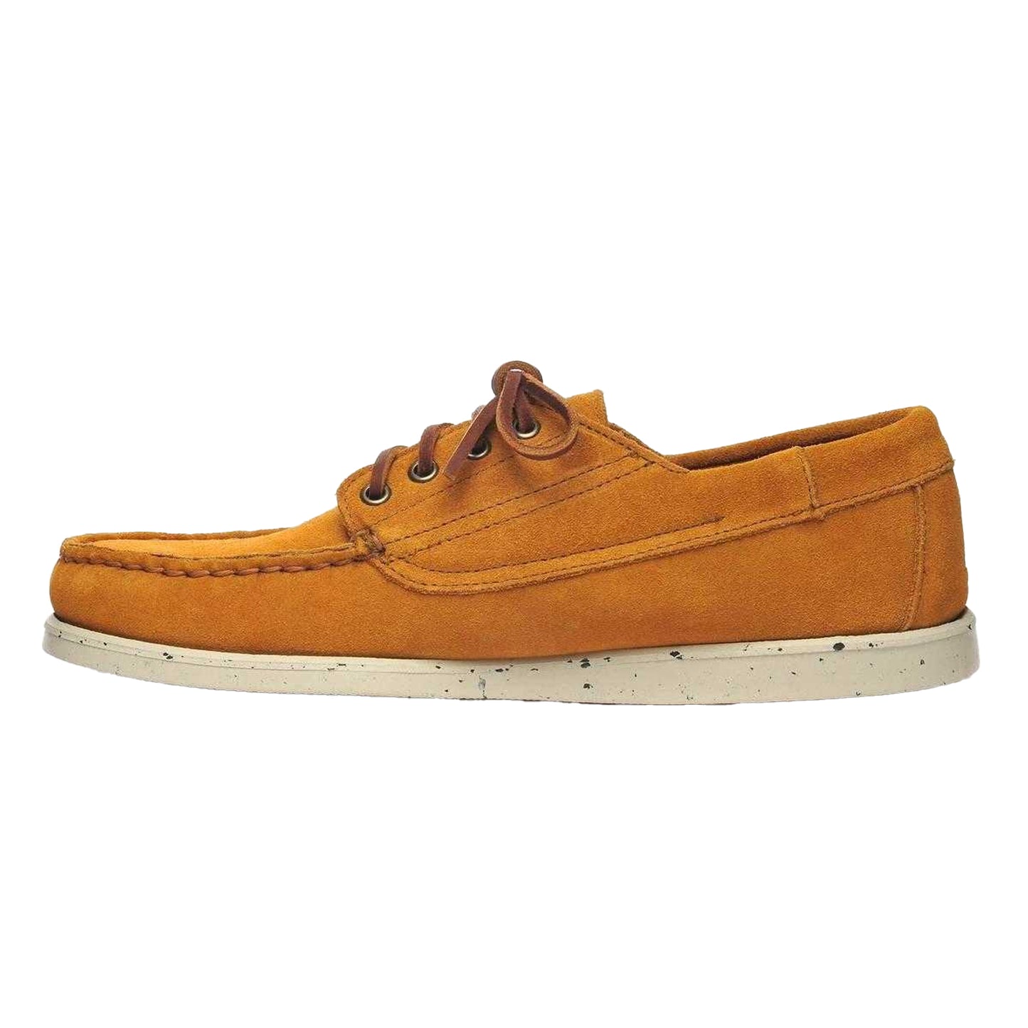 Golden Yellow-Turtledove - Side - Sebago Mens Askook Rocky Mountain 3 Suede Moccasins