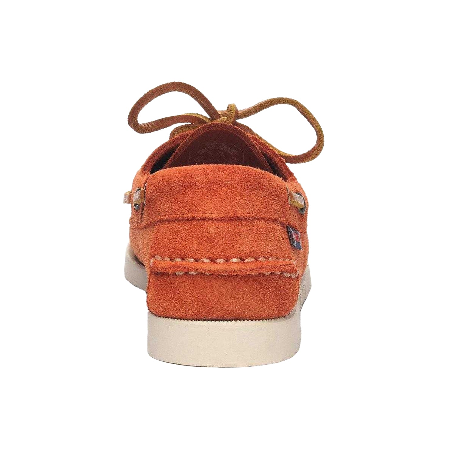 Brandy - Back - Sebago Womens-Ladies Portland Flesh Out Leather Boat Shoes