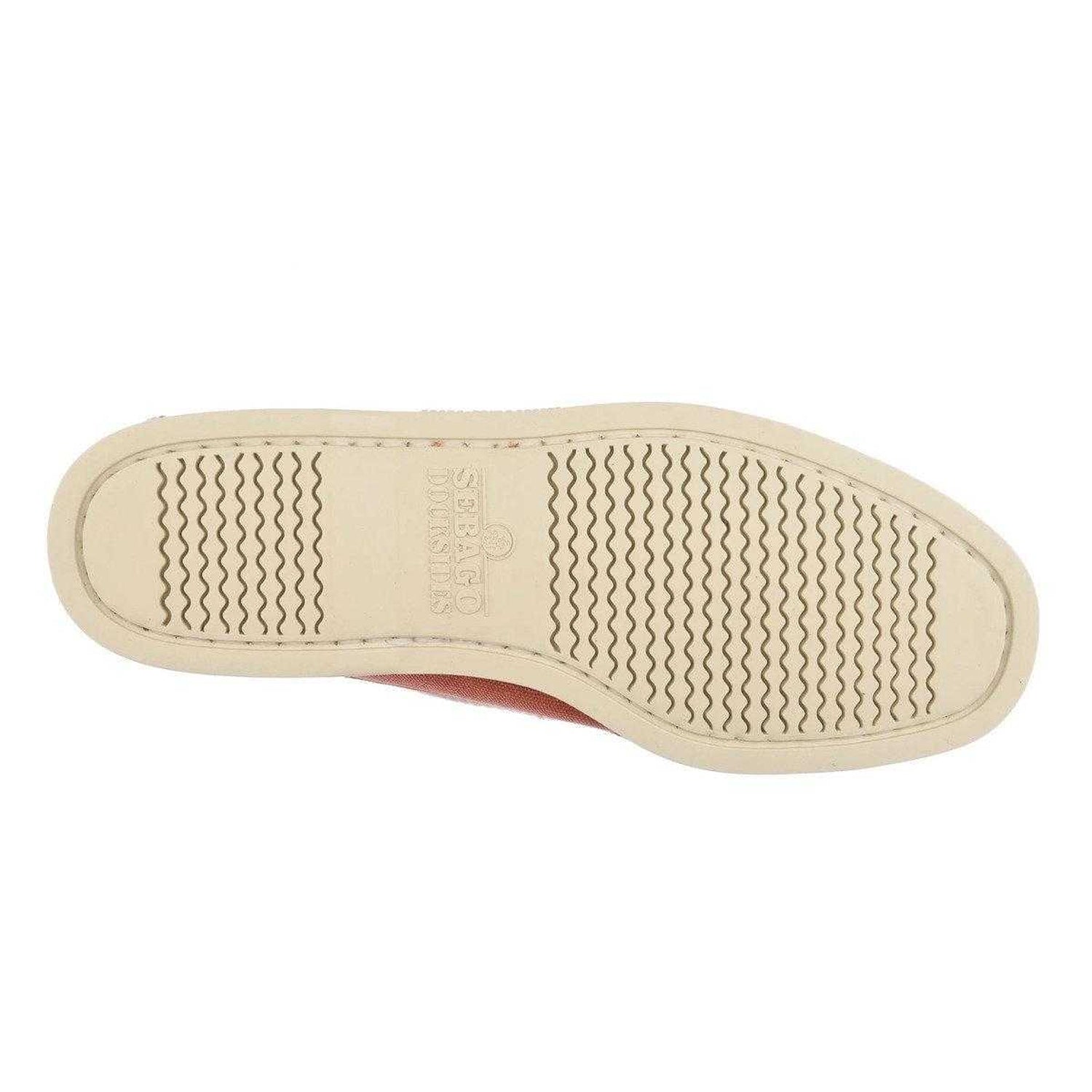 Brandy - Pack Shot - Sebago Mens Portland Washed Canvas Boat Shoes