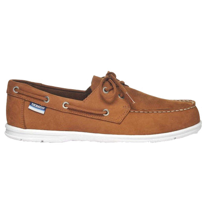 Brown Cognac - Front - Sebago Mens Oakfield Boat Shoes