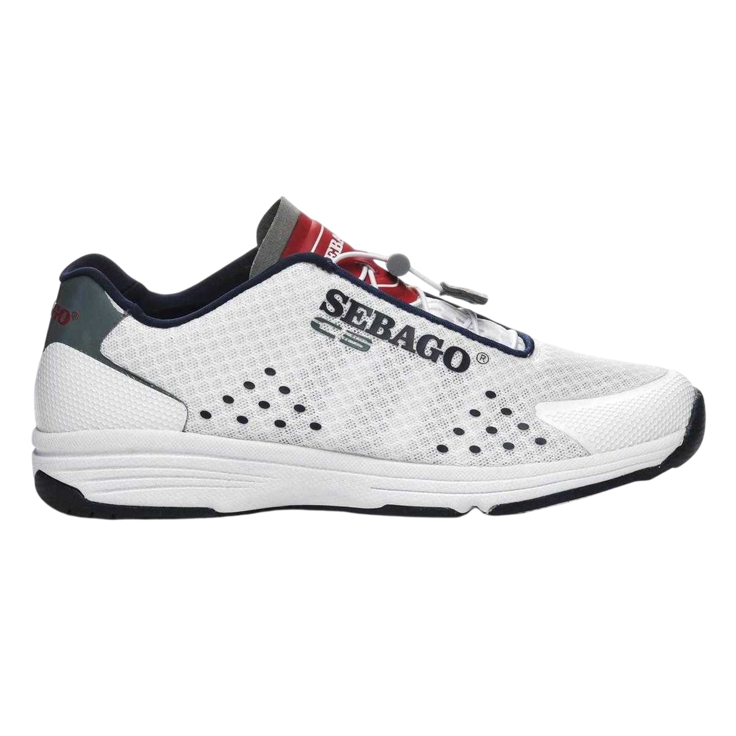 White - Front - Sebago Womens-Ladies Cyphon Technical Trainers