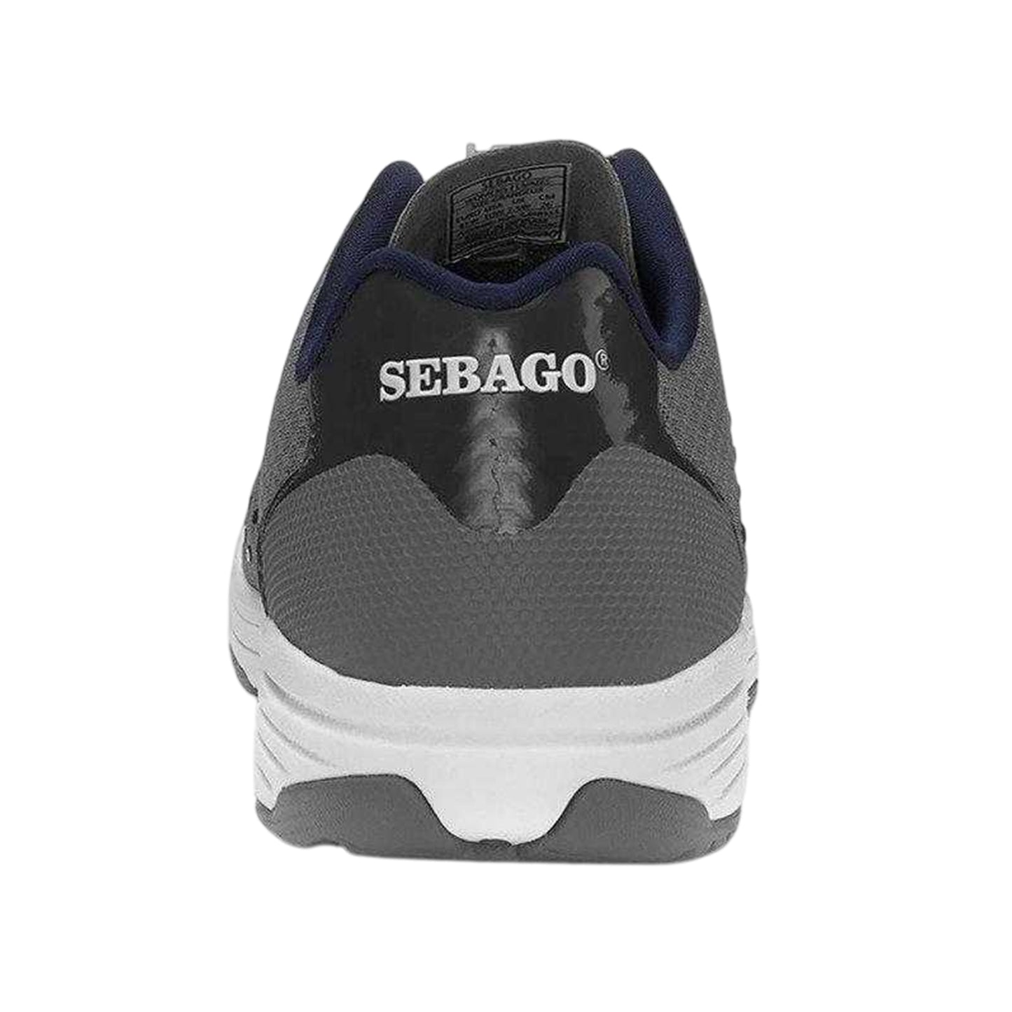 Grey-Navy - Back - Sebago Womens-Ladies Cyphon Technical Trainers
