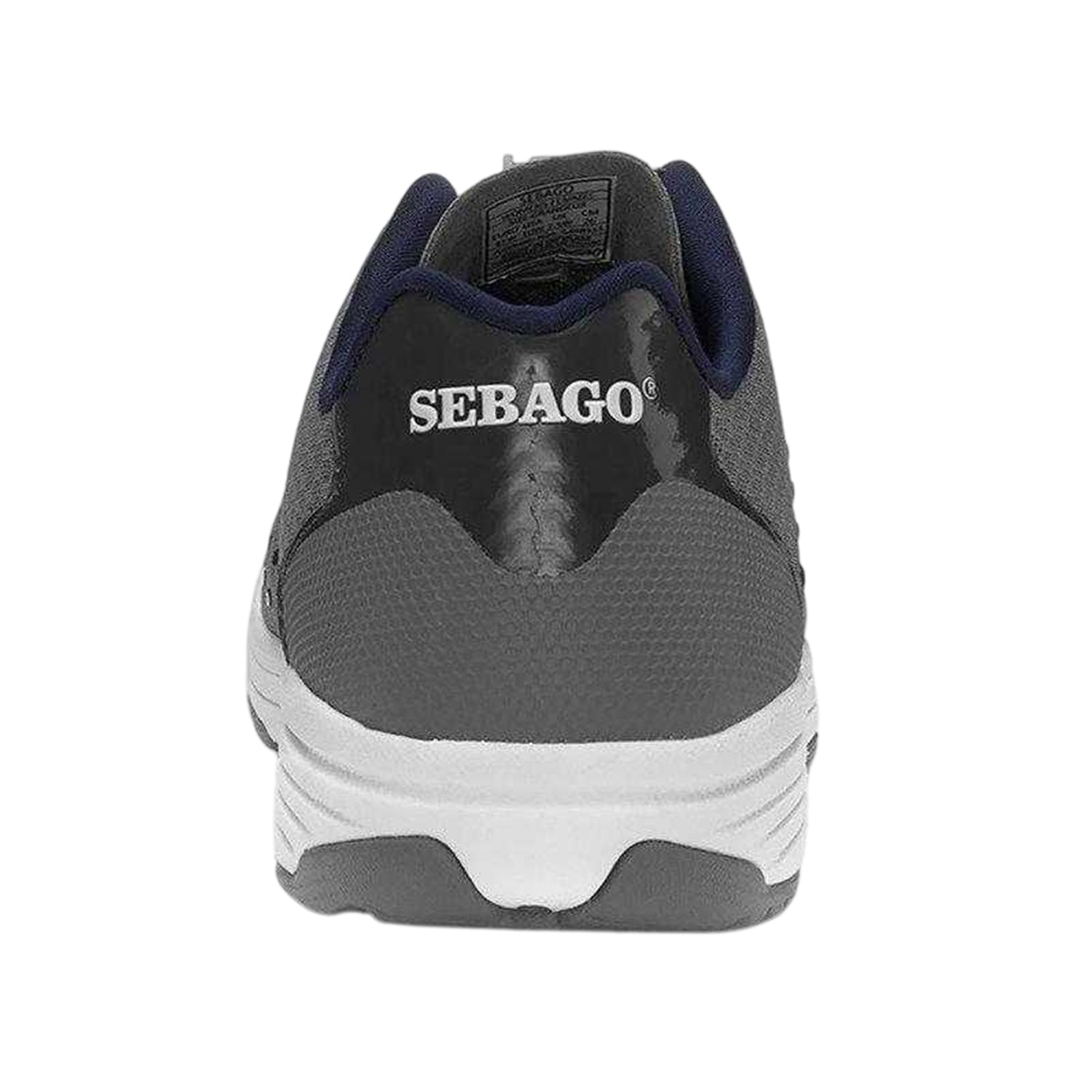Grey-Navy - Back - Sebago Womens-Ladies Cyphon Technical Trainers