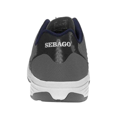 Grey-Navy - Back - Sebago Womens-Ladies Cyphon Technical Trainers