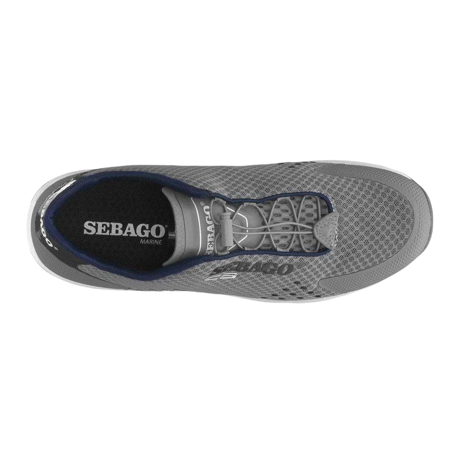 Grey-Navy - Lifestyle - Sebago Womens-Ladies Cyphon Technical Trainers