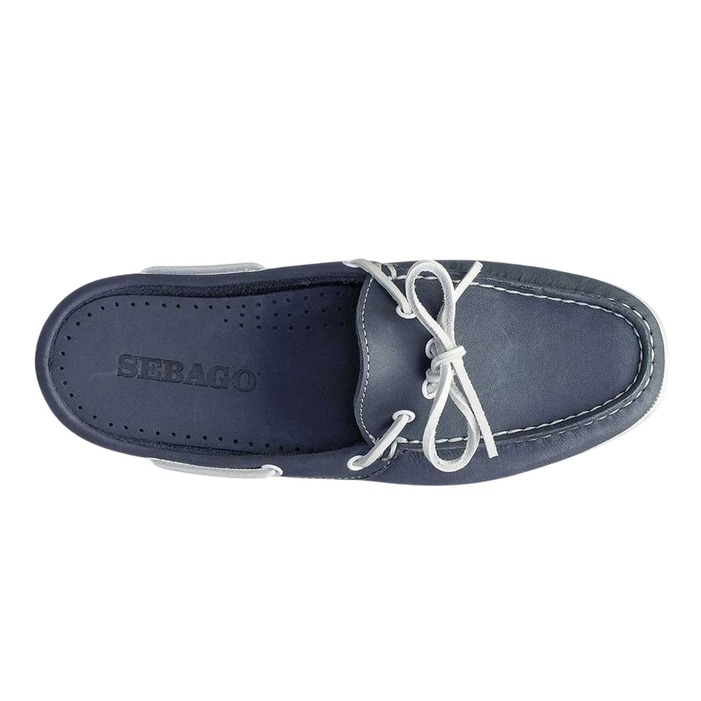 Blue Navy - Lifestyle - Sebago Womens-Ladies Nubuck Clogs