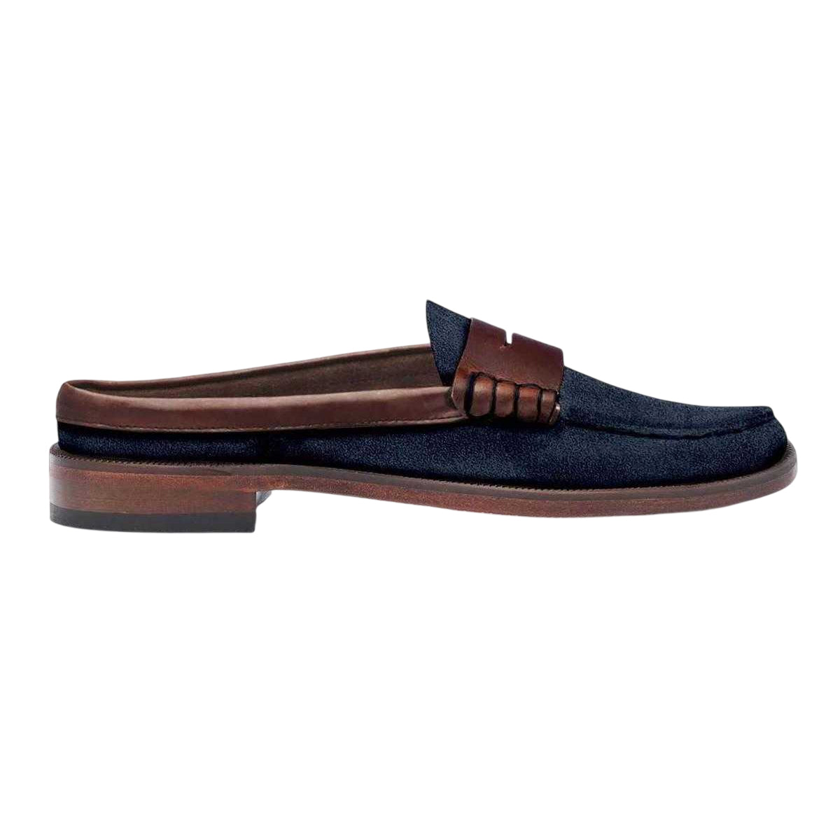 Mood Indigo-Dark Brown - Front - Sebago Womens-Ladies Dan Suede Loafers