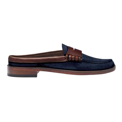 Mood Indigo-Dark Brown - Front - Sebago Womens-Ladies Dan Suede Loafers