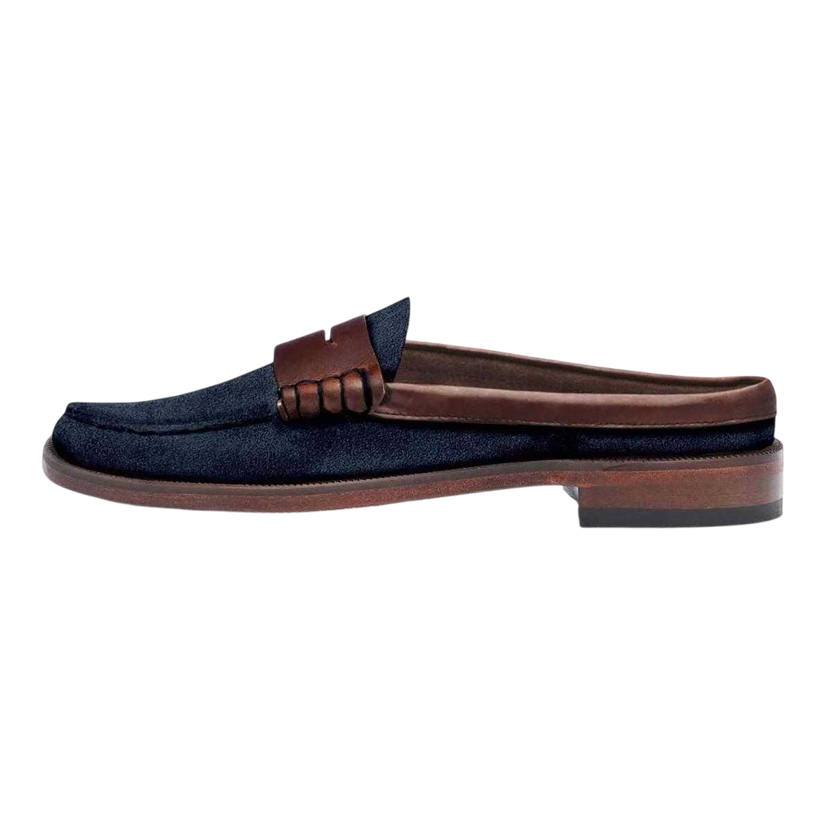 Mood Indigo-Dark Brown - Back - Sebago Womens-Ladies Dan Suede Loafers